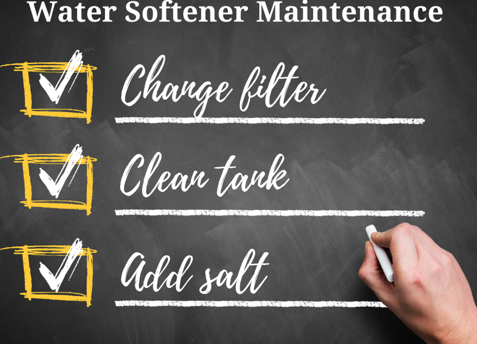 Your Water Softener Maintenance Checklist