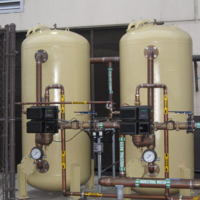 Commercial soft water systems
